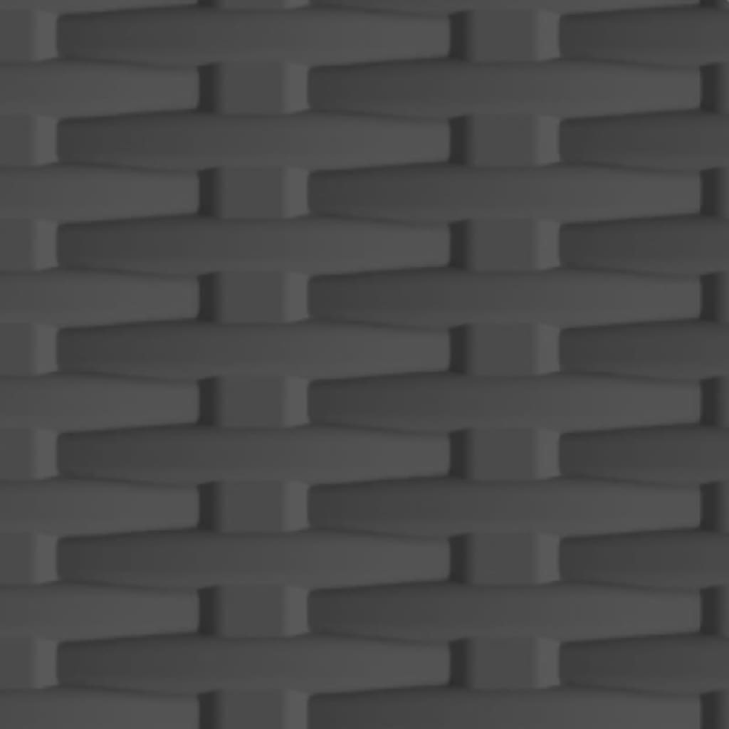 Kunststoffschrank 68x39x92 cm Rattan-Design