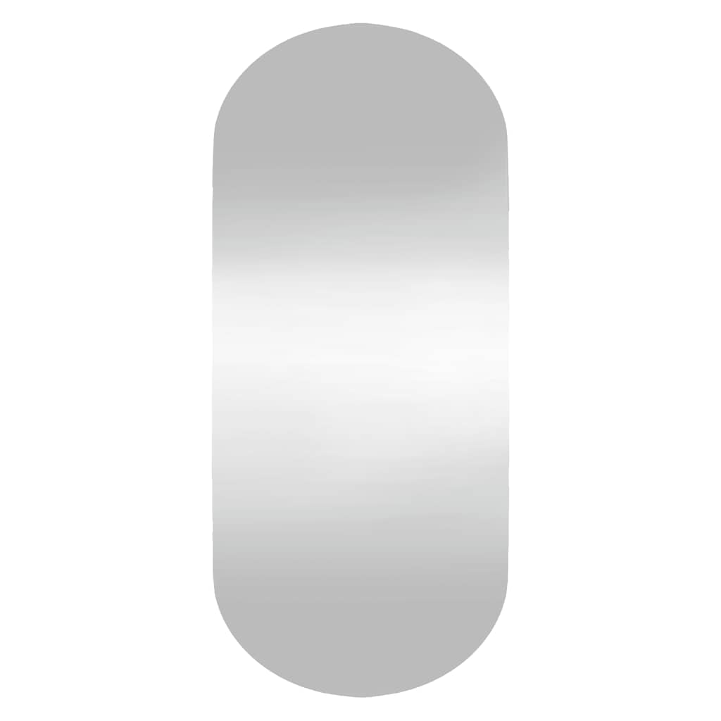 Spiegel mit LED-Leuchten 60x30 cm Glas Oval