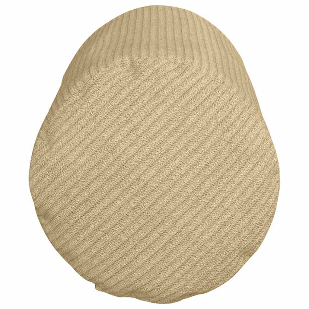 Bolsterkissen 2 pcs Hellgrau Ø 15 x 40 cm Cordstoff