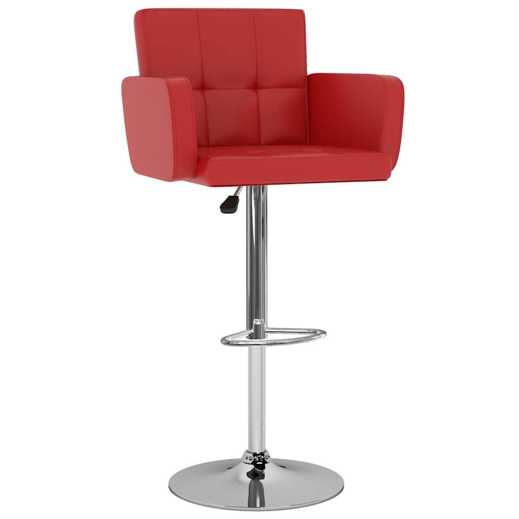 Barhocker 2 Stk. Weiß Kunstleder