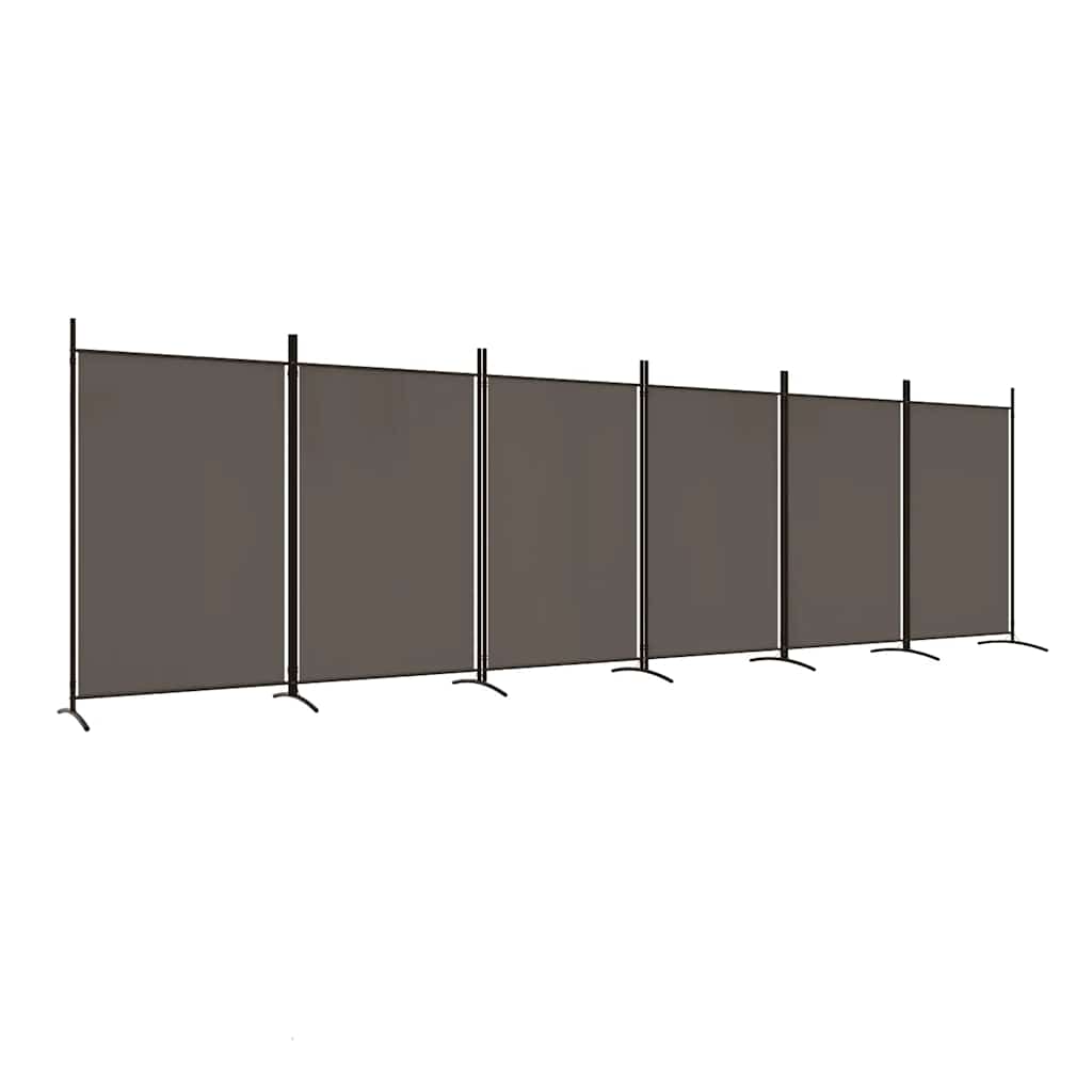 3-tlg. Raumteiler Weiß 260x180 cm Stoff
