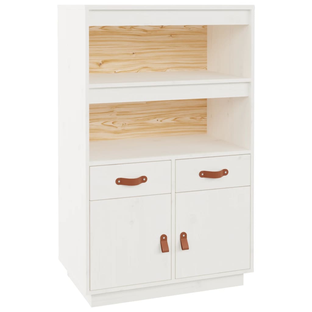 Highboard 67x40x108,5 cm Massivholz Kiefer