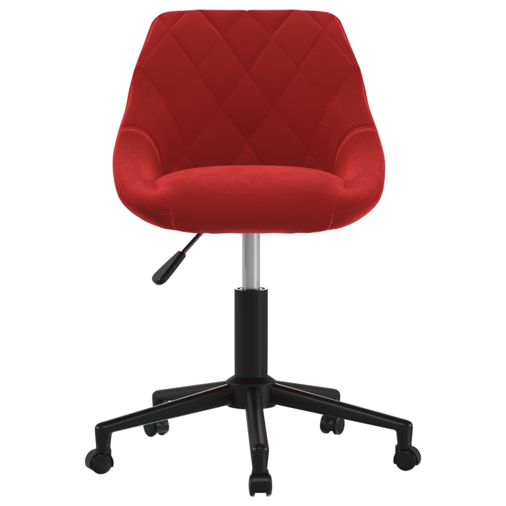 Bürostuhl Drehbar Creme Samt
