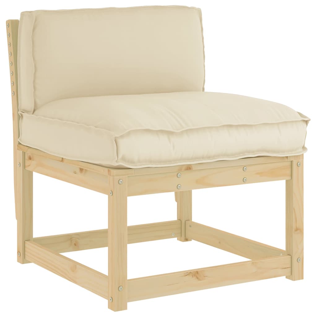 Kissen Anthrazit 80 x 40 x 12 cm Oxford-Stoff