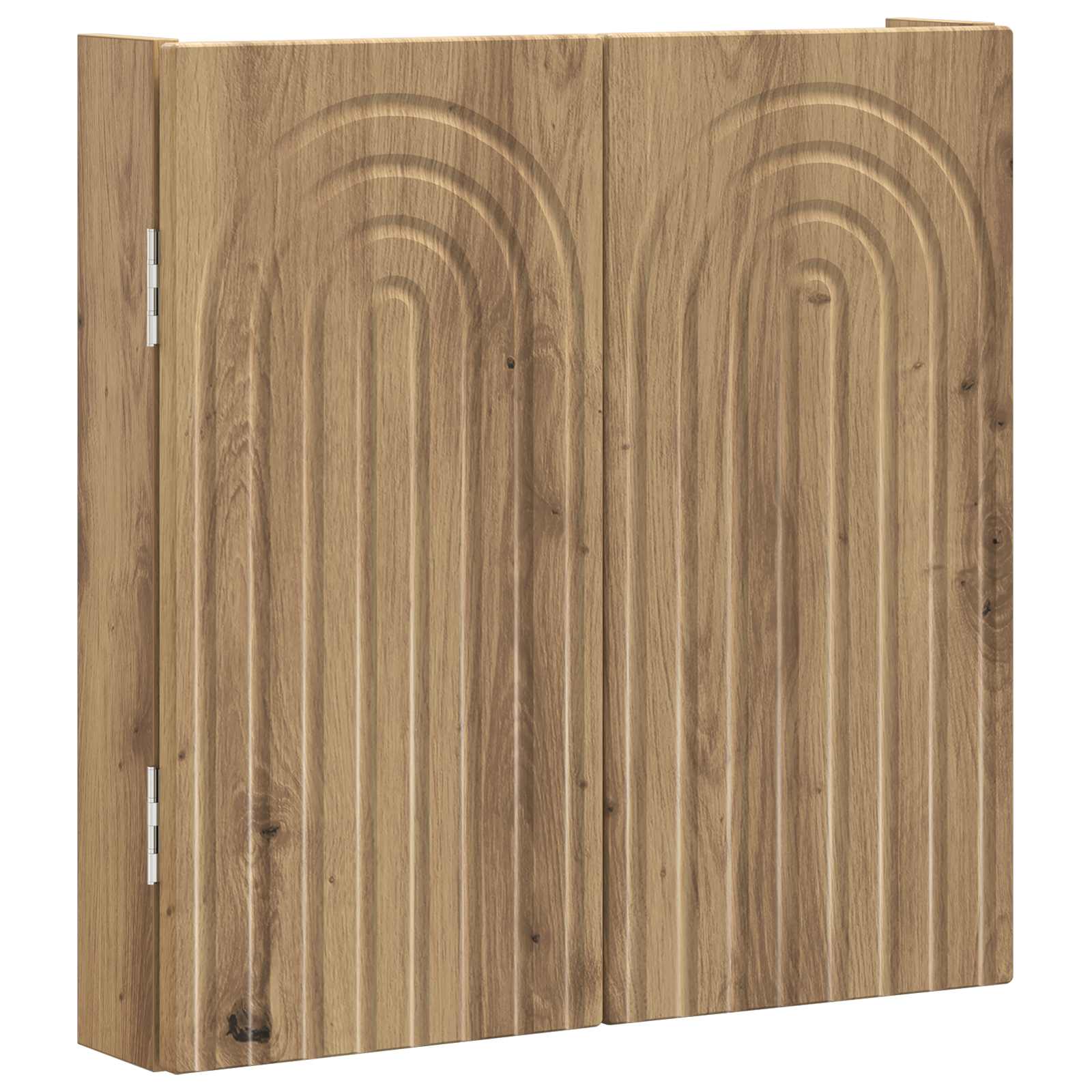 Dartboard Schrank ALKMAAR Weiß 52,5 x 10,5 x 53,5 cm