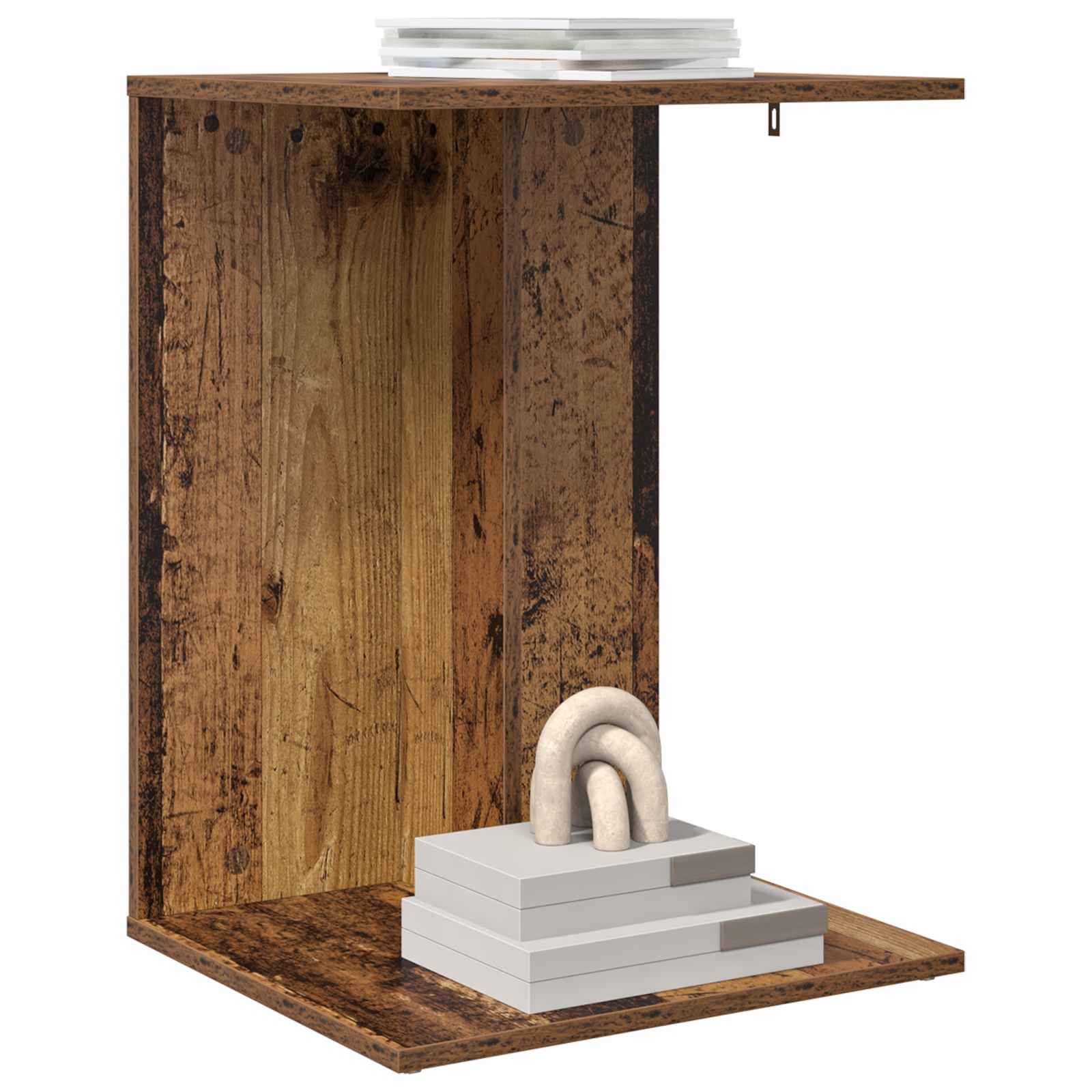Beistelltisch Weiß 45 x 40 x 62,5 cm Holzwerkstoff