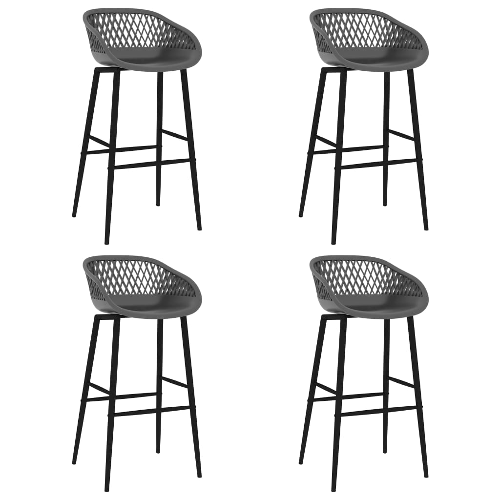 Barhocker 2 Stk. Schwarz