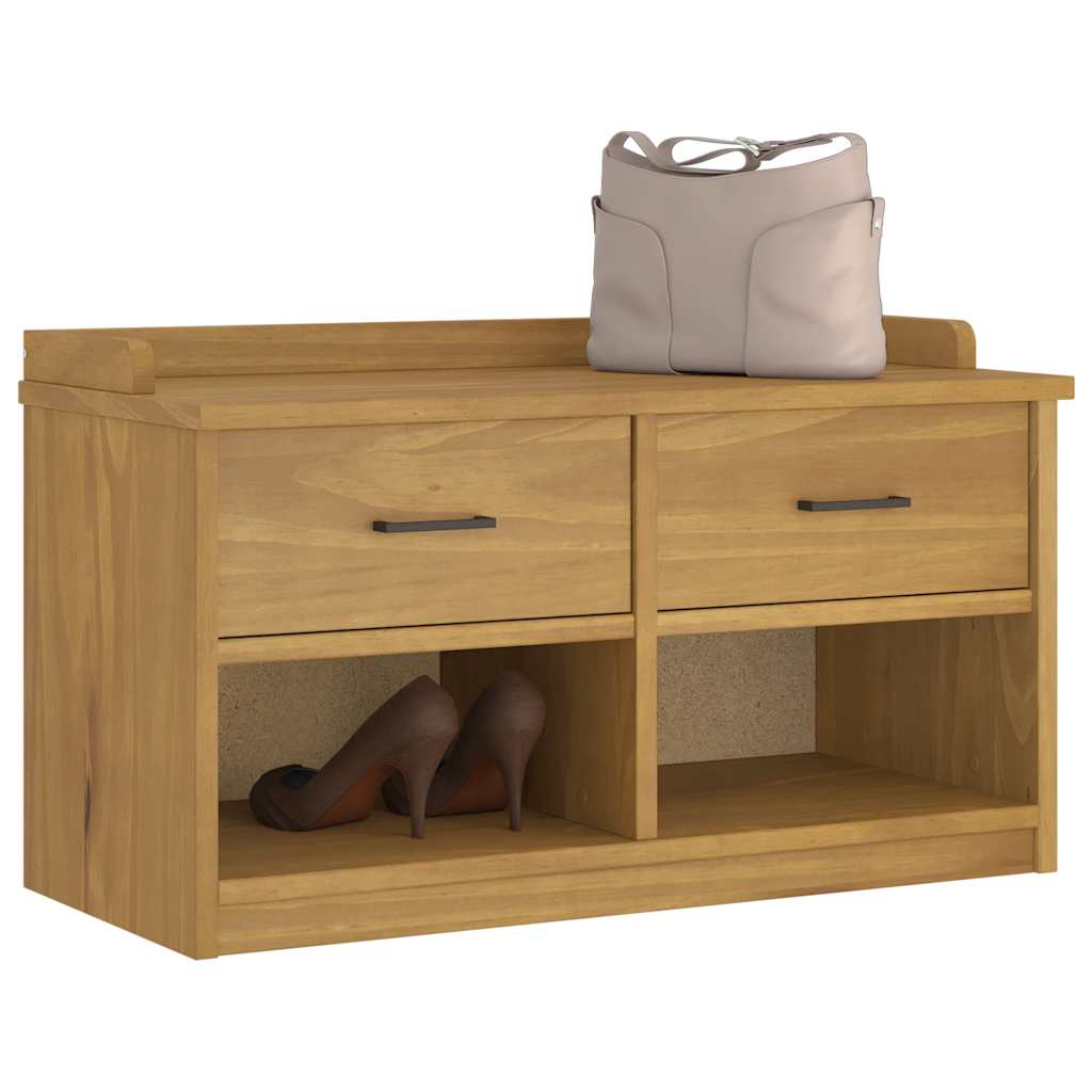 Flurbank SANDNES 87x40x50 cm Massivholz Kiefer