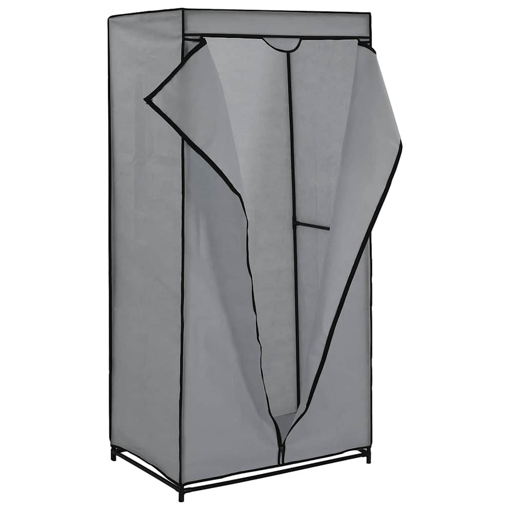 Kleiderschrank Schwarz 75×50×160 cm