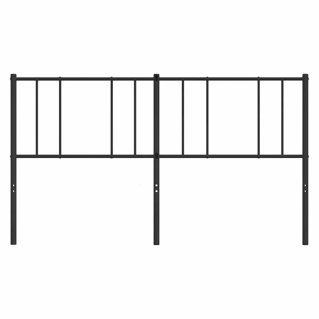 Ersatz-Kopfteil Metall Schwarz 80 cm