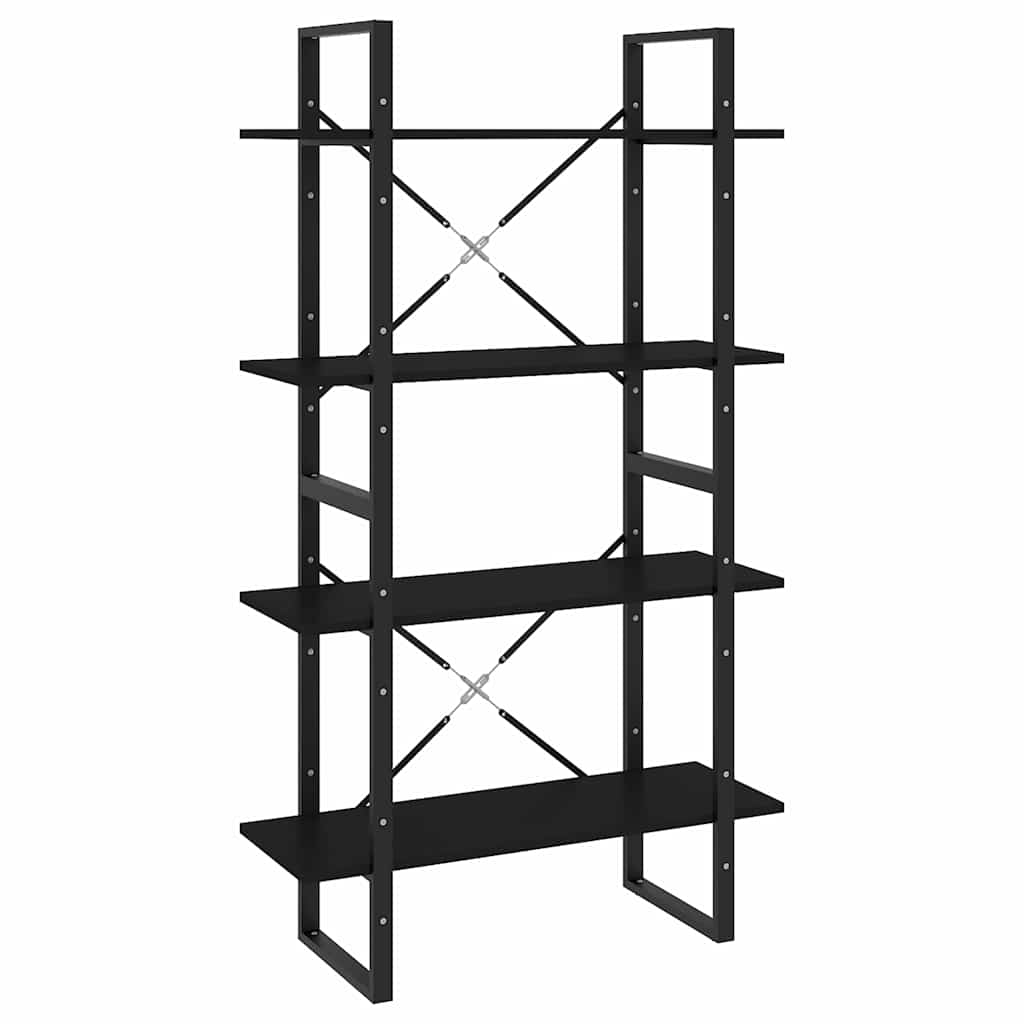 Bücherregal 2 Fächer Weiß 80x30x70 cm Holzwerkstoff