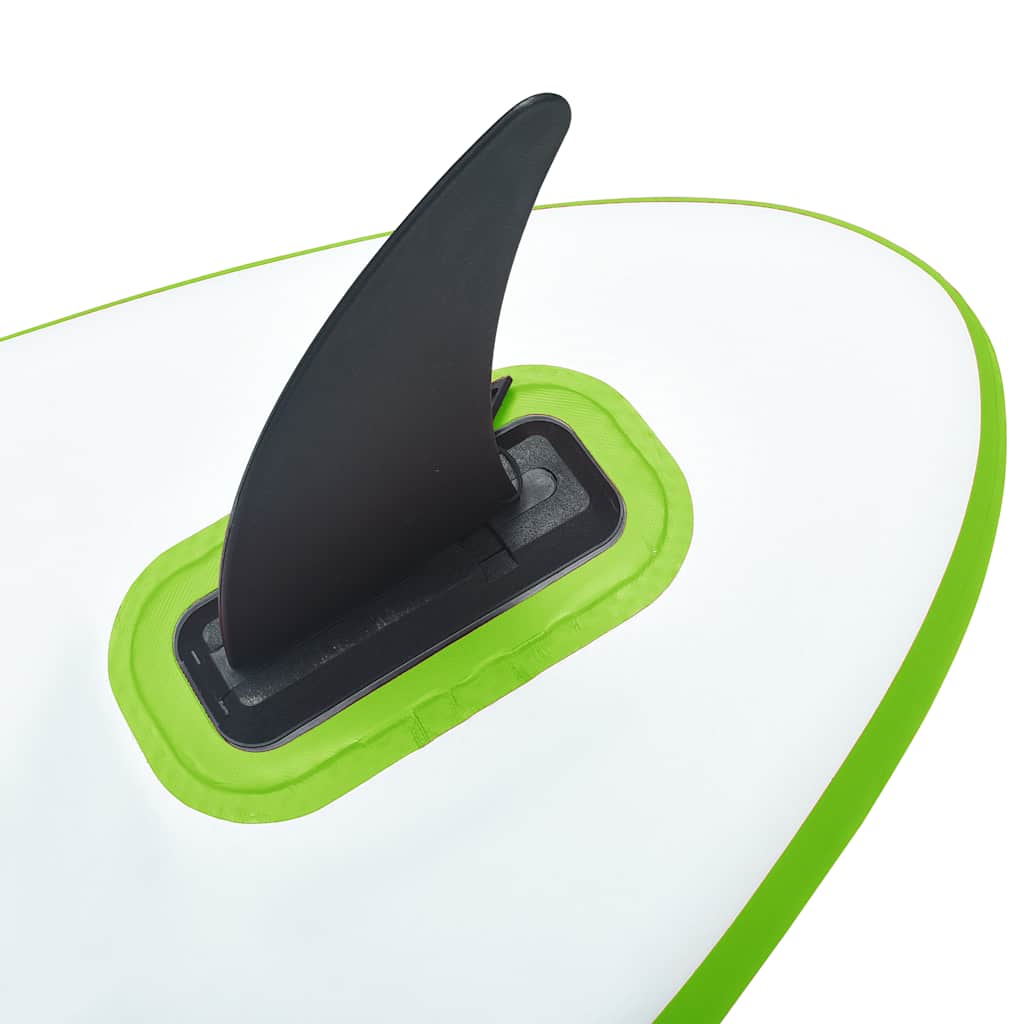 Aufblasbares SUP-Board mit Segel Set Rot und Weiß