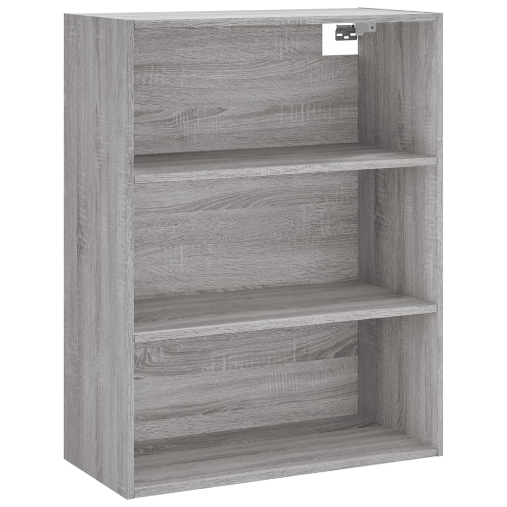 Highboard Hochglanz-Weiß 69,5x34x180 cm Holzwerkstoff