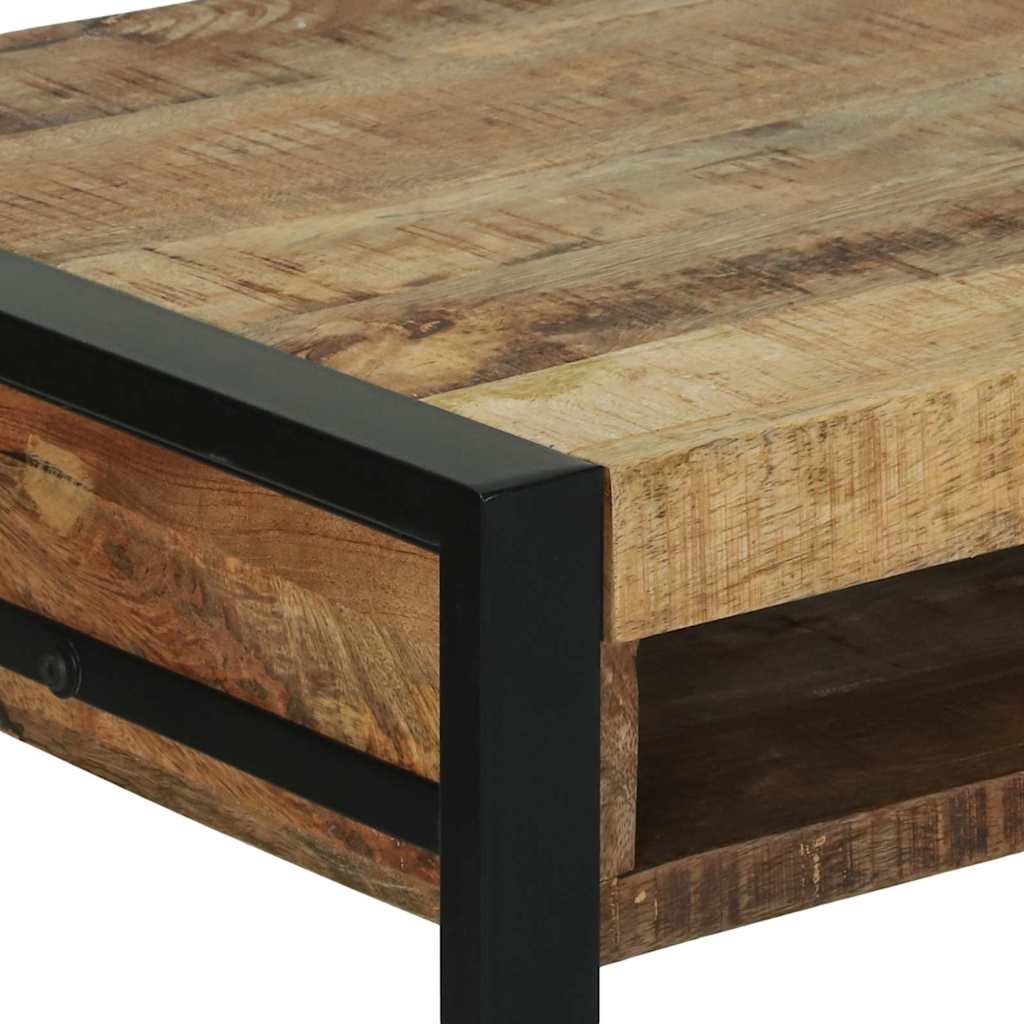 Schminktisch mit Regal Braun 100 x 50 x 75 cm Massivholz Mango