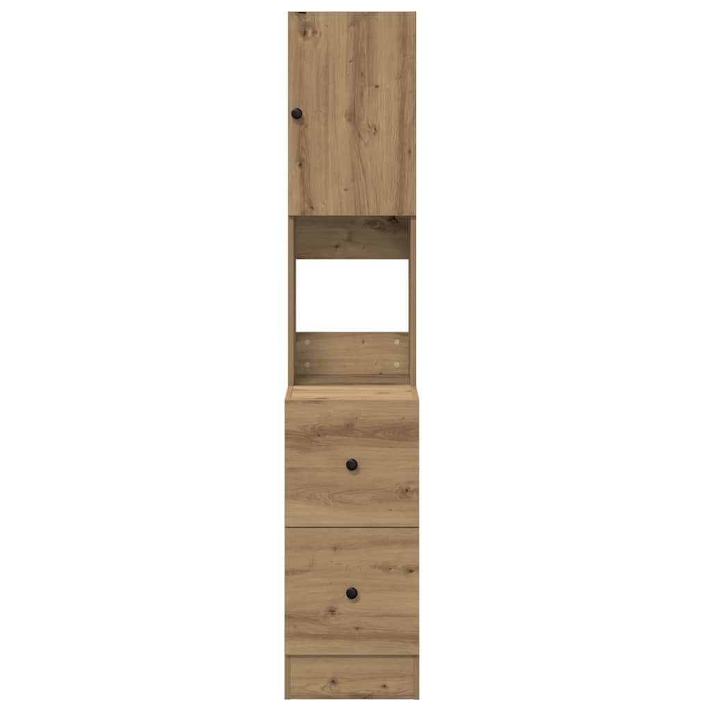 Küchenschrank Weiß 60x50x180 cm Holzwerkstoff
