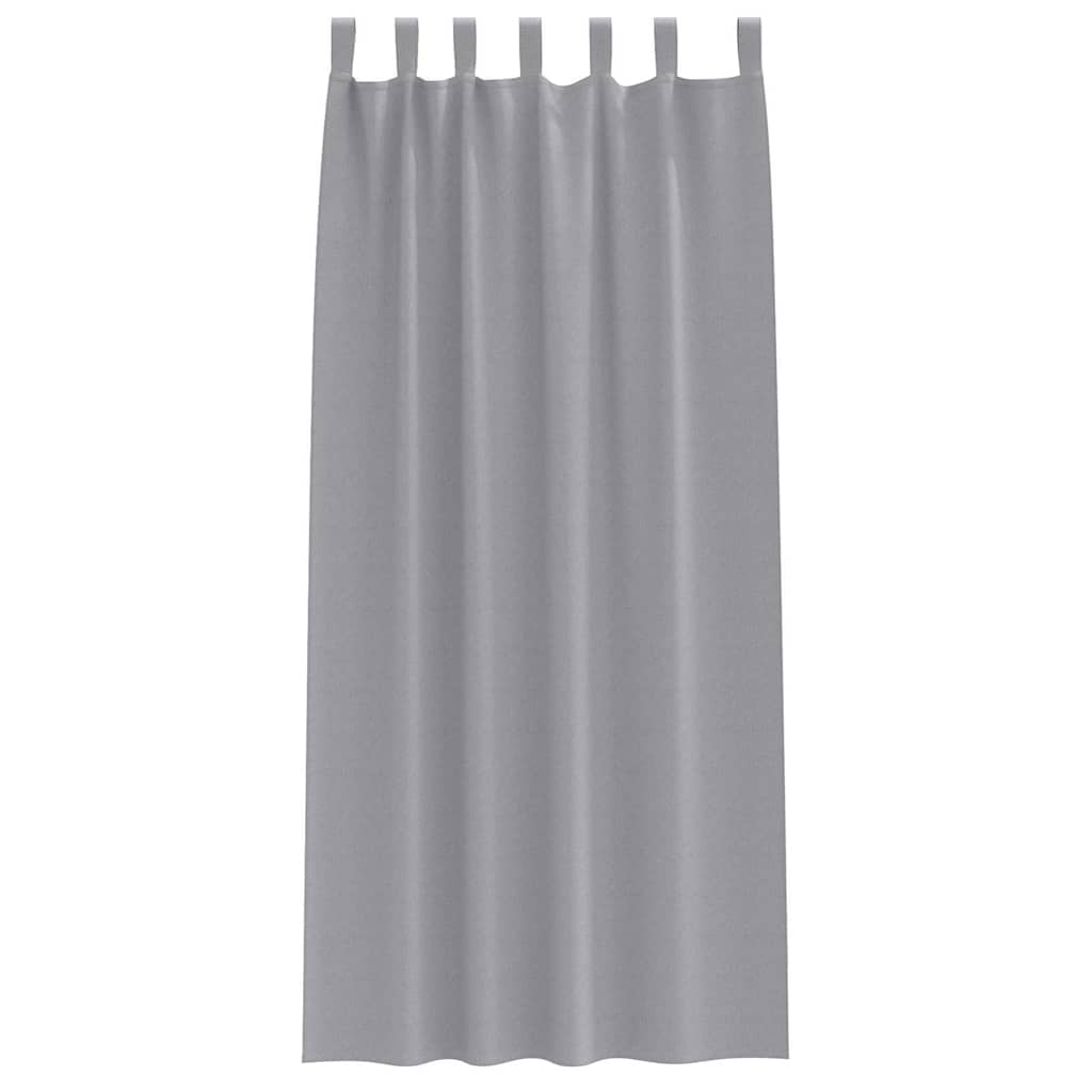 Verdunkelungs-Vorhänge mit Ringen 2 pcs Beige 140 x 140 cm