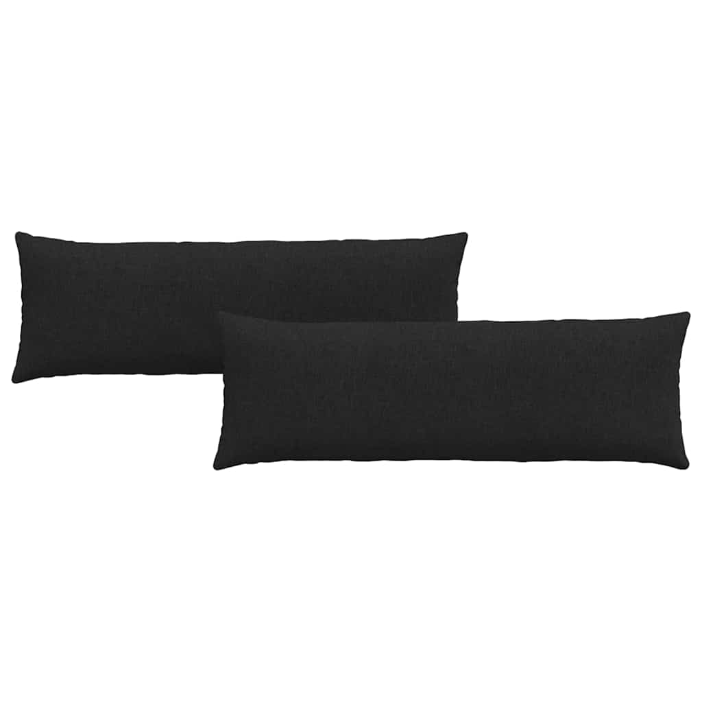 Sofakissen 2 pcs Hellgrau 50 x 30 cm Stoff
