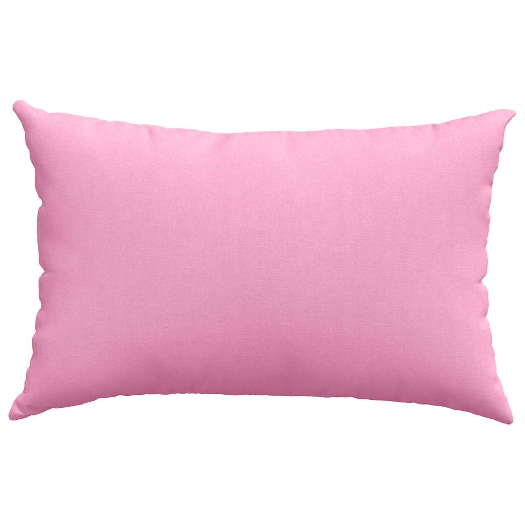 Sofakissen 2 pcs Hellgrau 50 x 30 cm Stoff