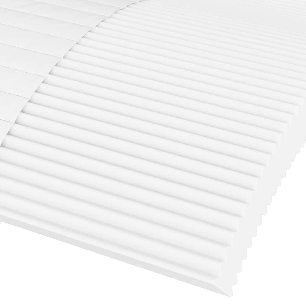 Schaumstoffmatratze Weiß 80x200 cm Härtegrad H2 H3