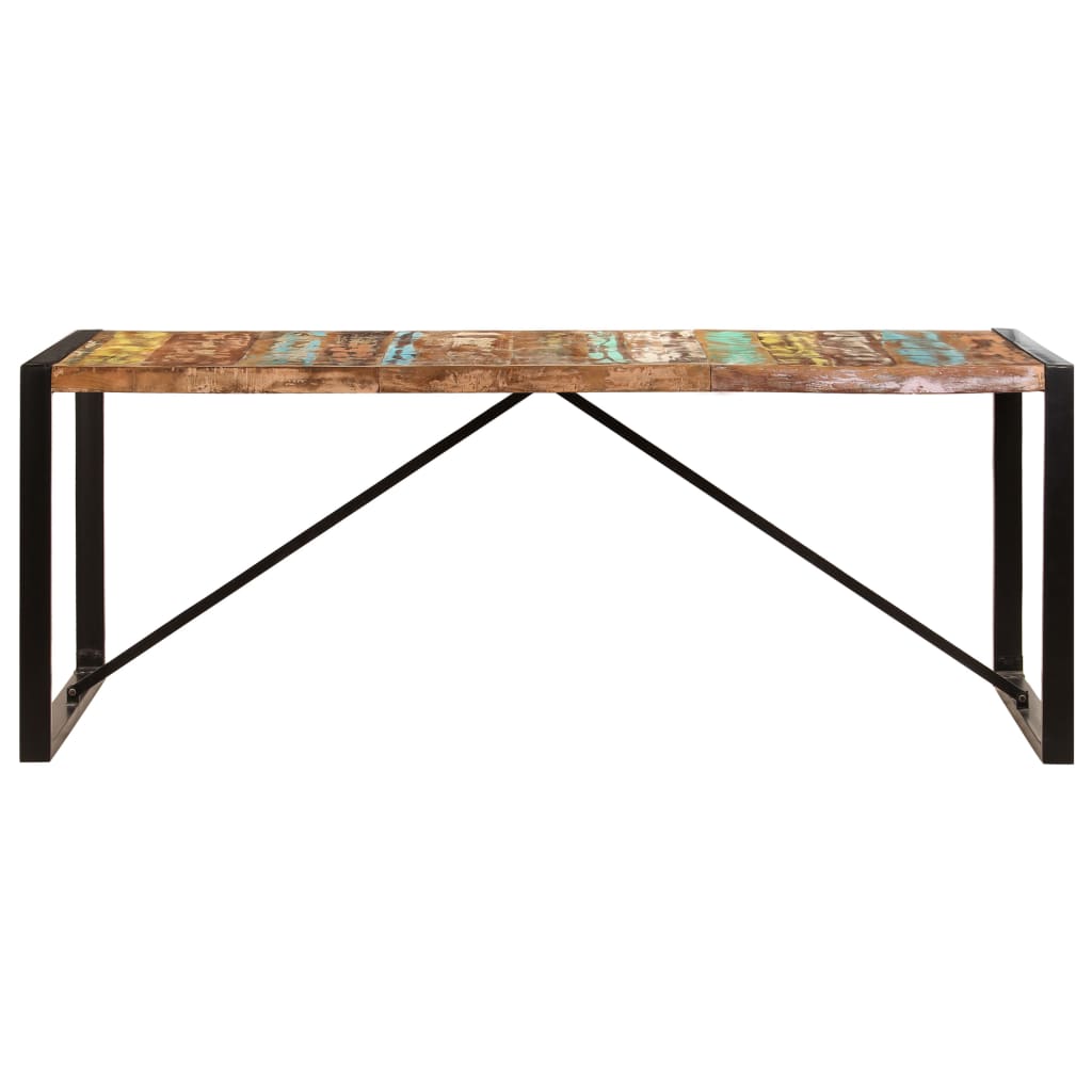 Esstisch 220x100x75 cm Massivholz Akazie