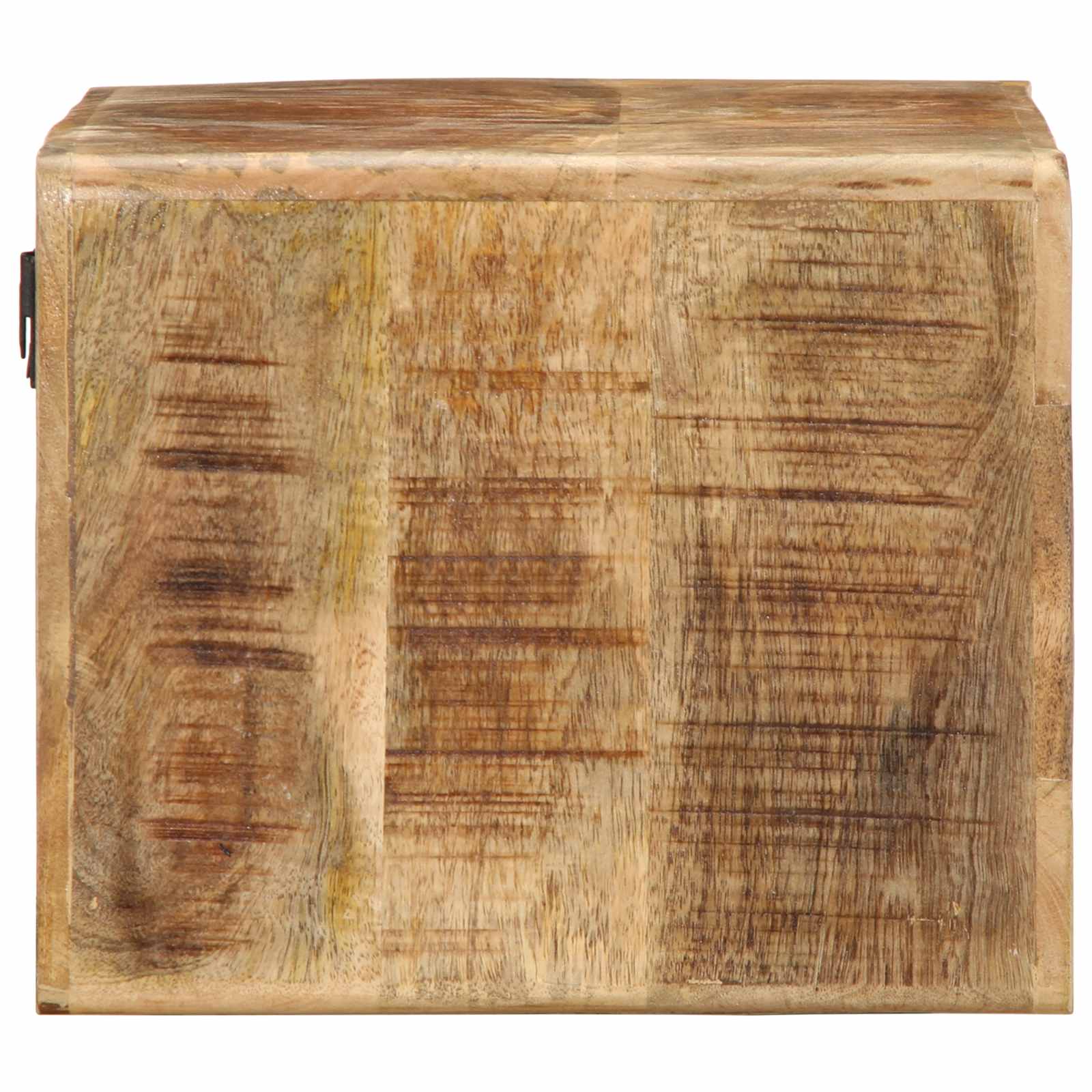 TV-Schränk mit Regal Braun 60 x 30 x 25 cm Massivholz Mango