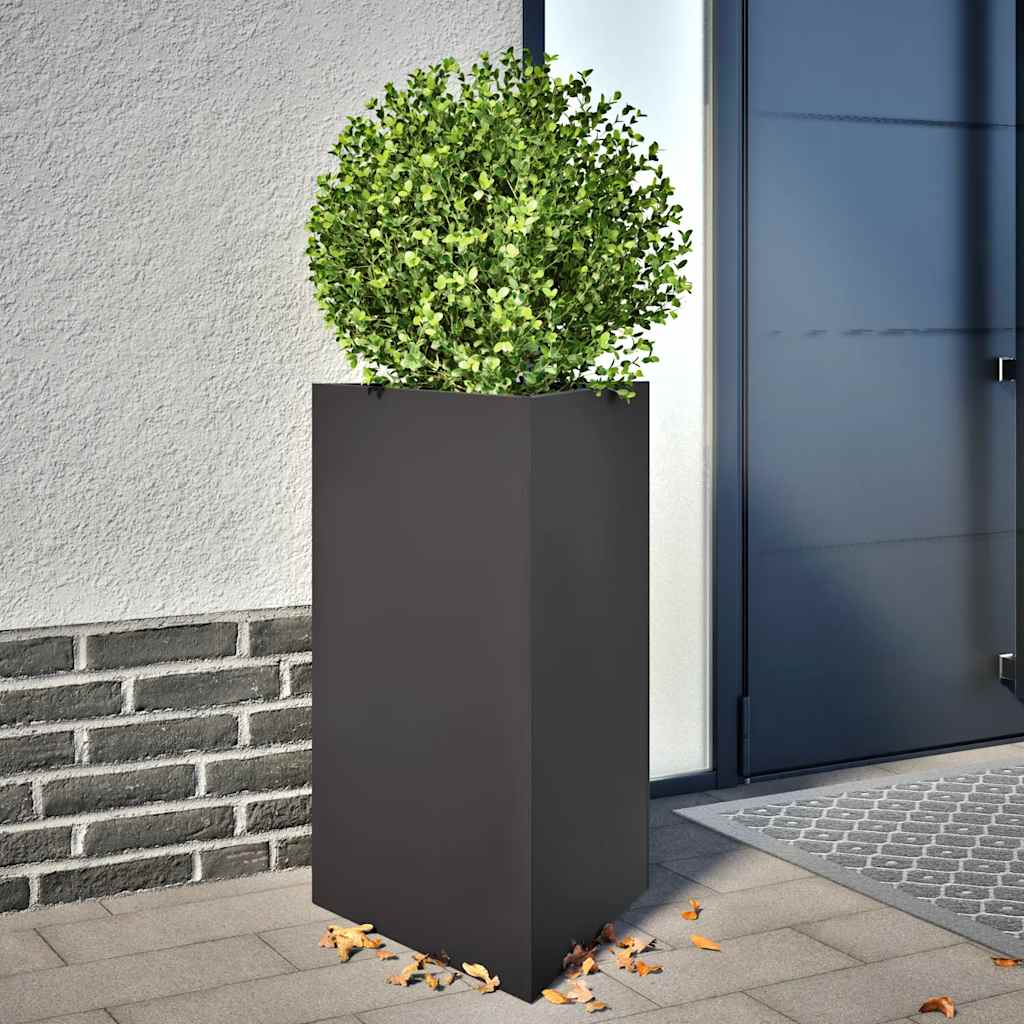 Pflanzkübel 30x26x75 cm Cortenstahl