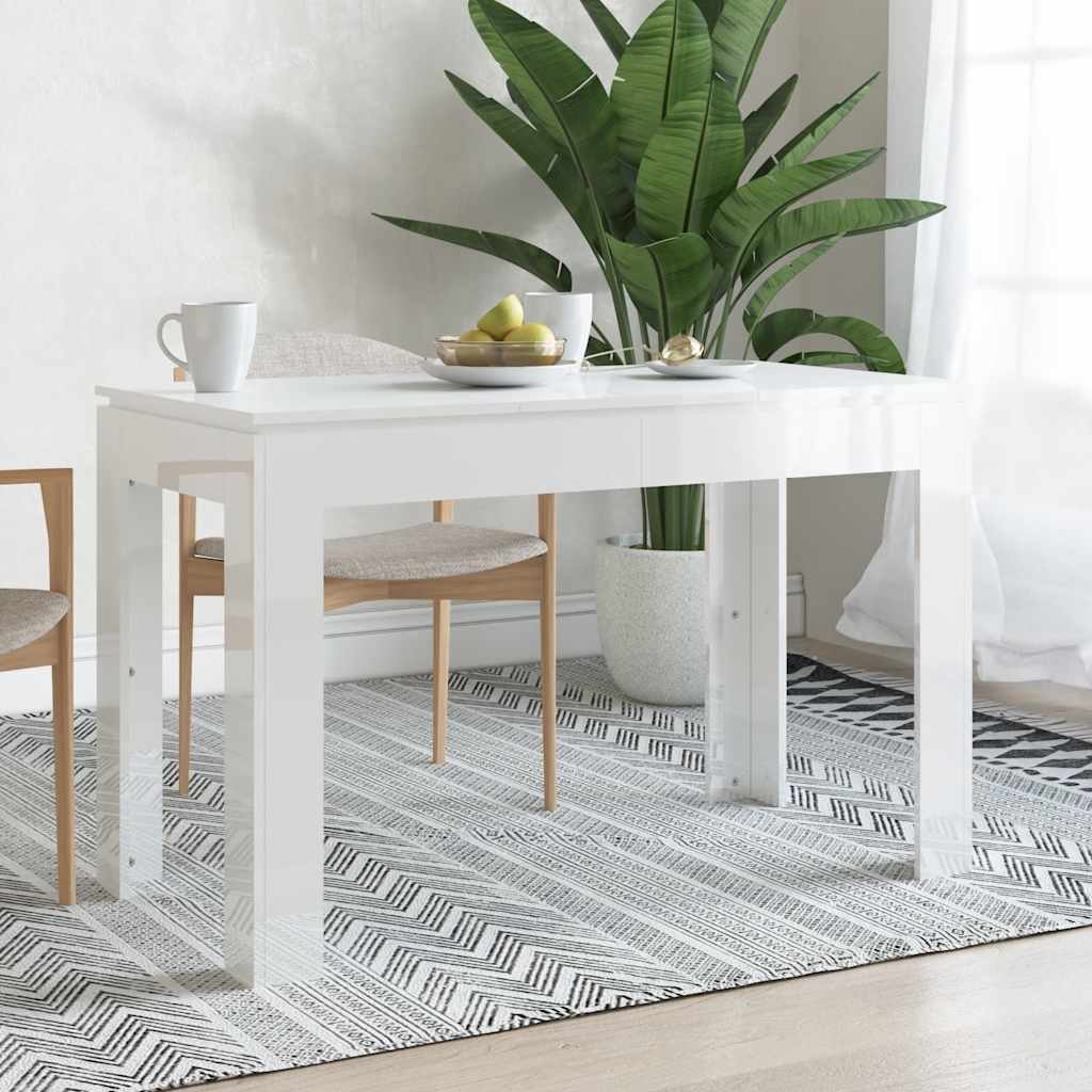 Esstisch Weiß 120x60x76 cm Holzwerkstoff