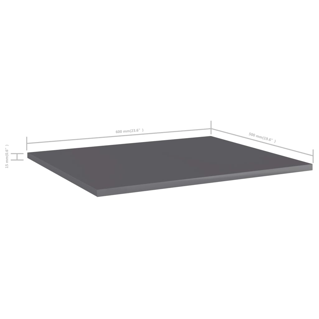 Bücherregal-Bretter 4 Stk. Weiß 40x10x1,5 cm Holzwerkstoff