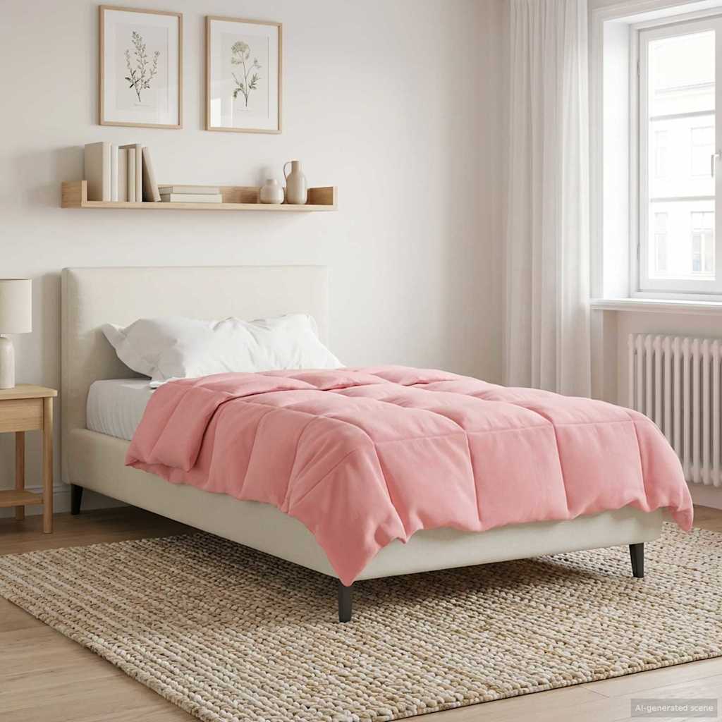 Ganzjahresbettdecke Anthrazit 135 x 200 cm Mikrofaser