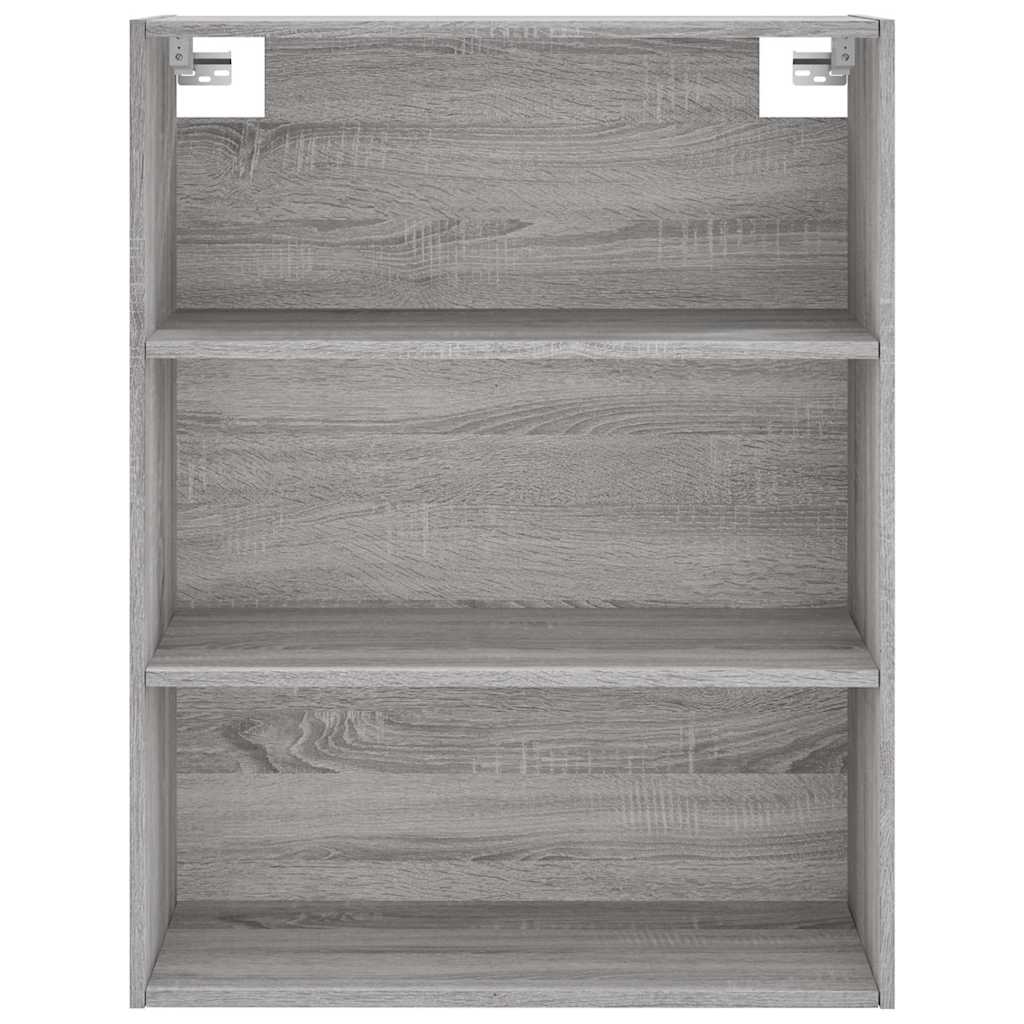 Highboard Hochglanz-Weiß 69,5x34x180 cm Holzwerkstoff