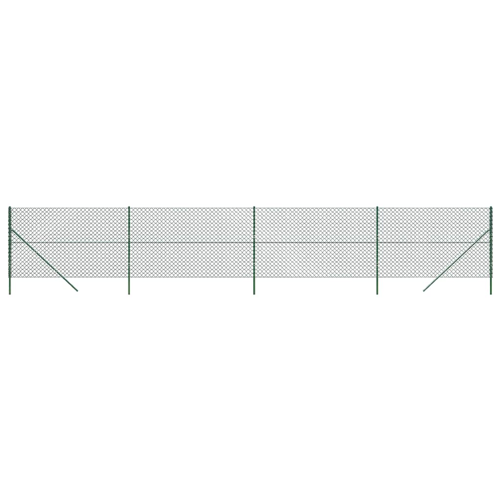 Maschendrahtzaun Grün 0,8x10 m