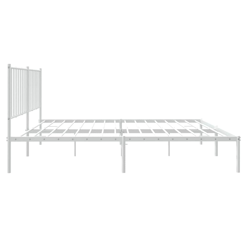 Bettgestell Metall Schwarz 75x190 cm