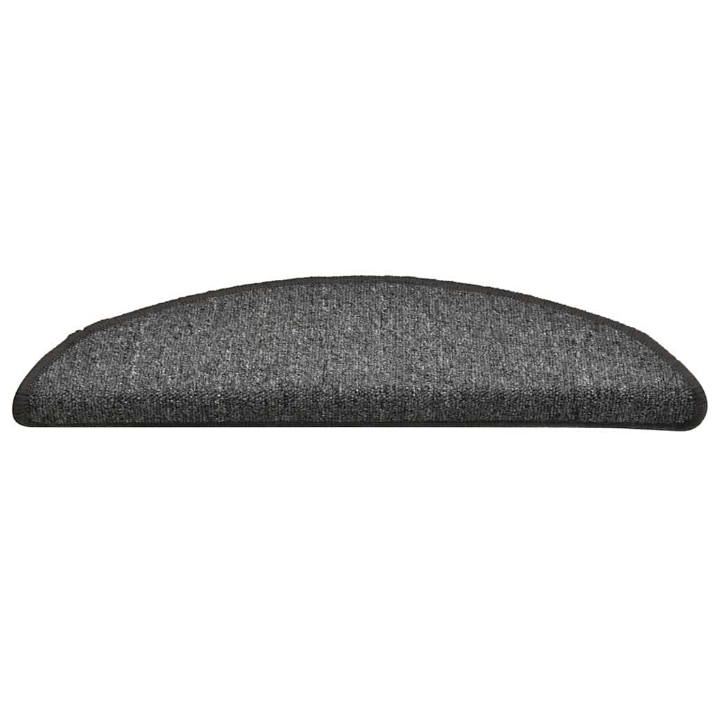 Stufenmatten 15 Stk. 56x17x3 cm Anthrazit Halbrund