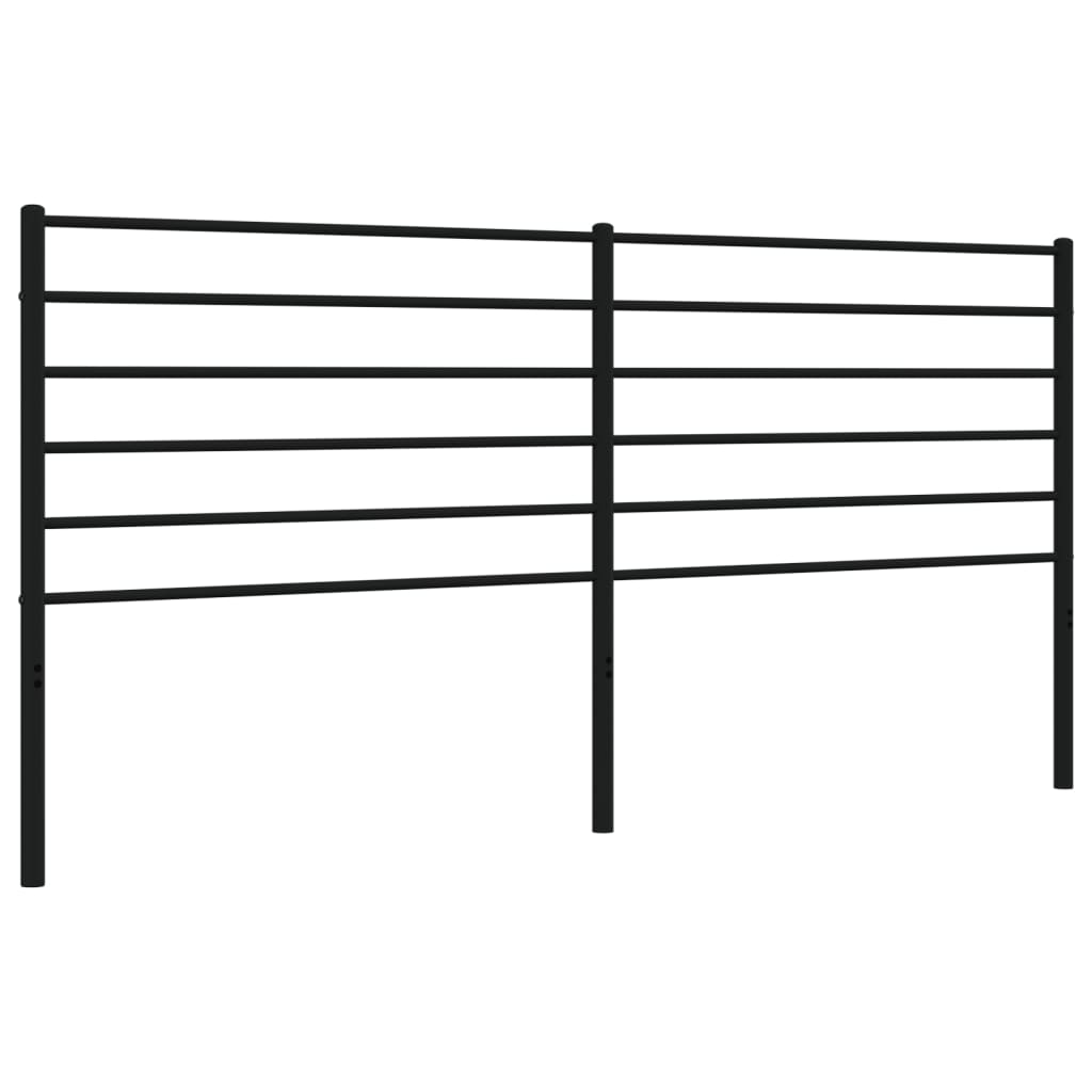 Ersatz-Kopfteil Metall Schwarz 80 cm