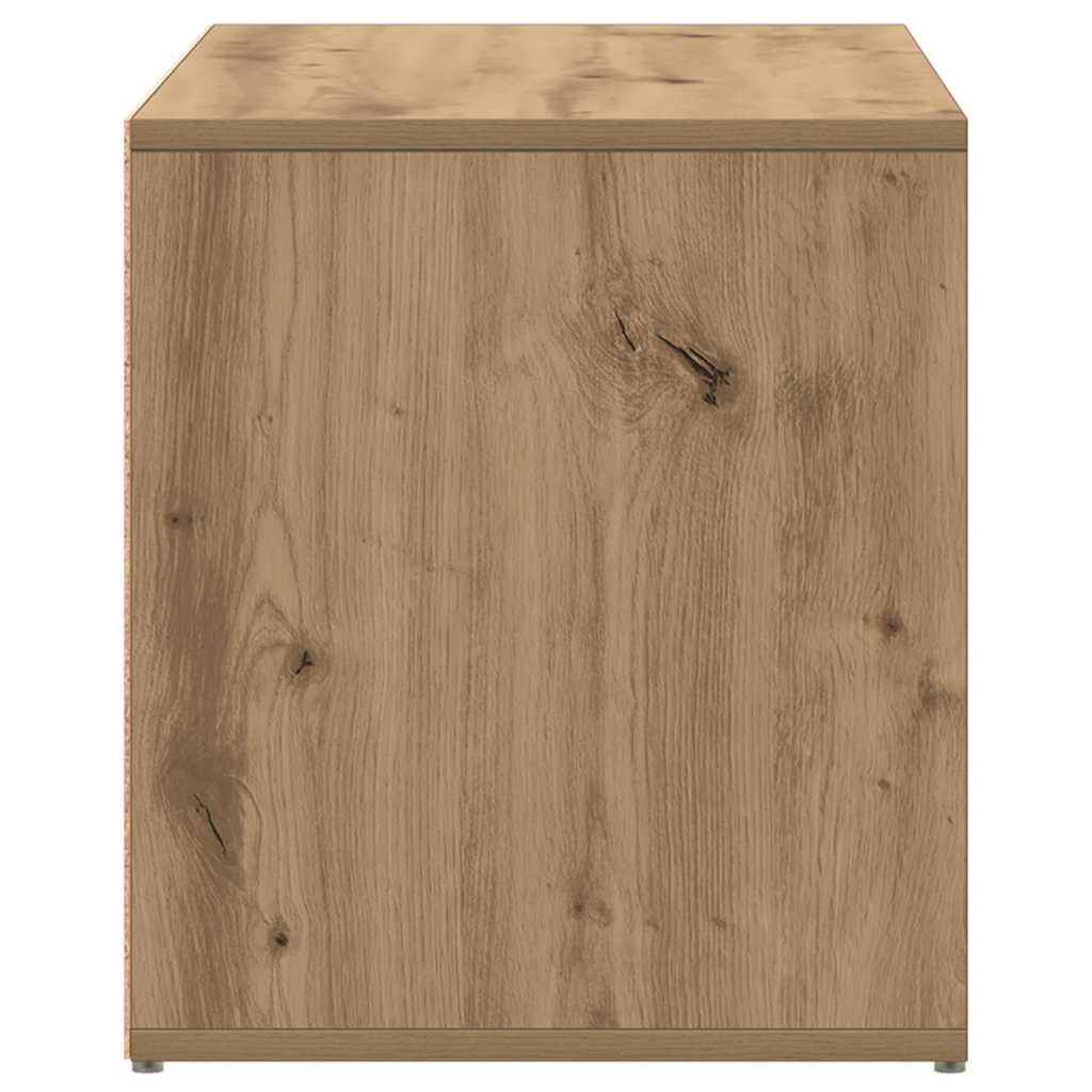 Flurbank 80x40x45 cm Weiß Holzwerkstoff