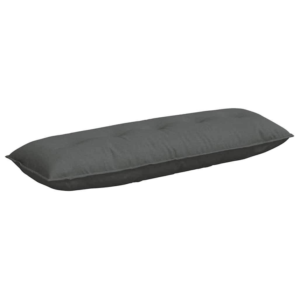 Rückenkissen Hellgrau 50 x 19 x 45 cm Stoff
