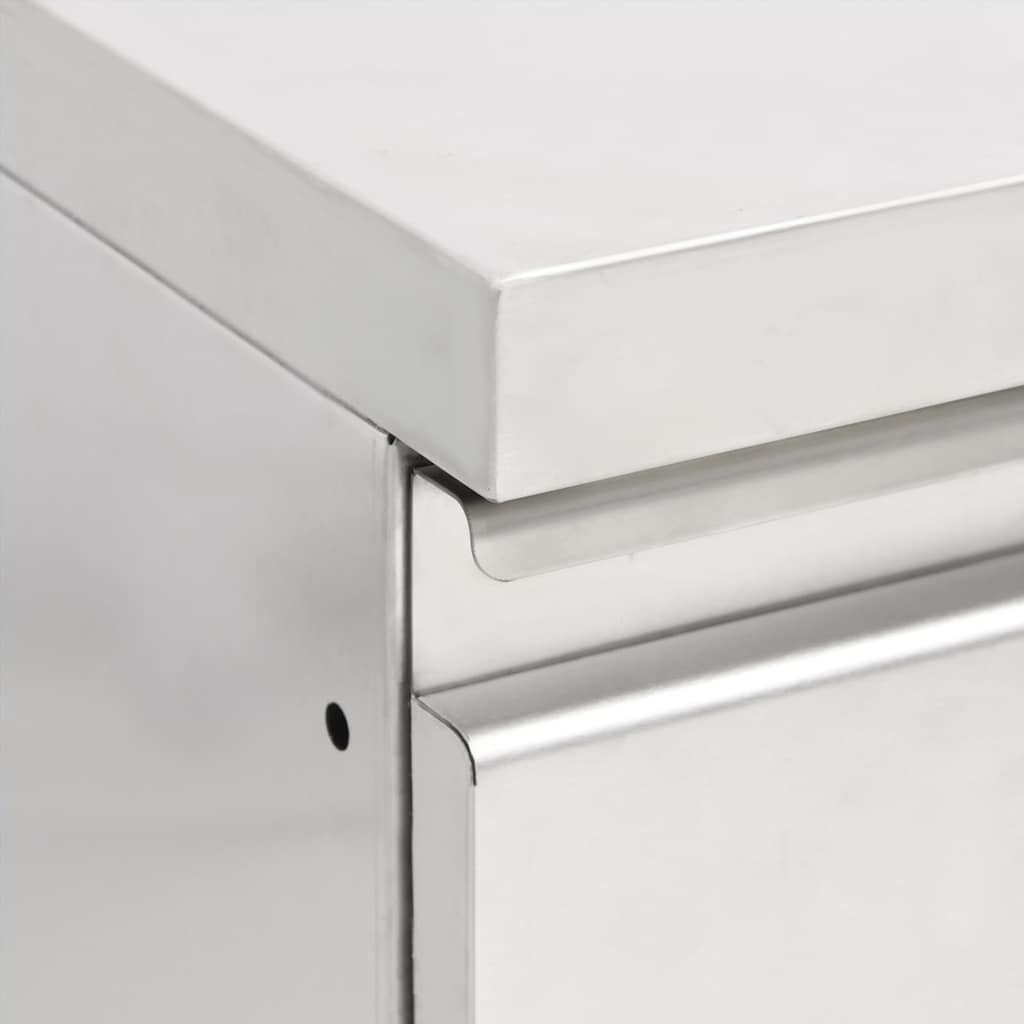Gewerbe-Küchenschrank mit 2 Schubladen 50x60x96 cm