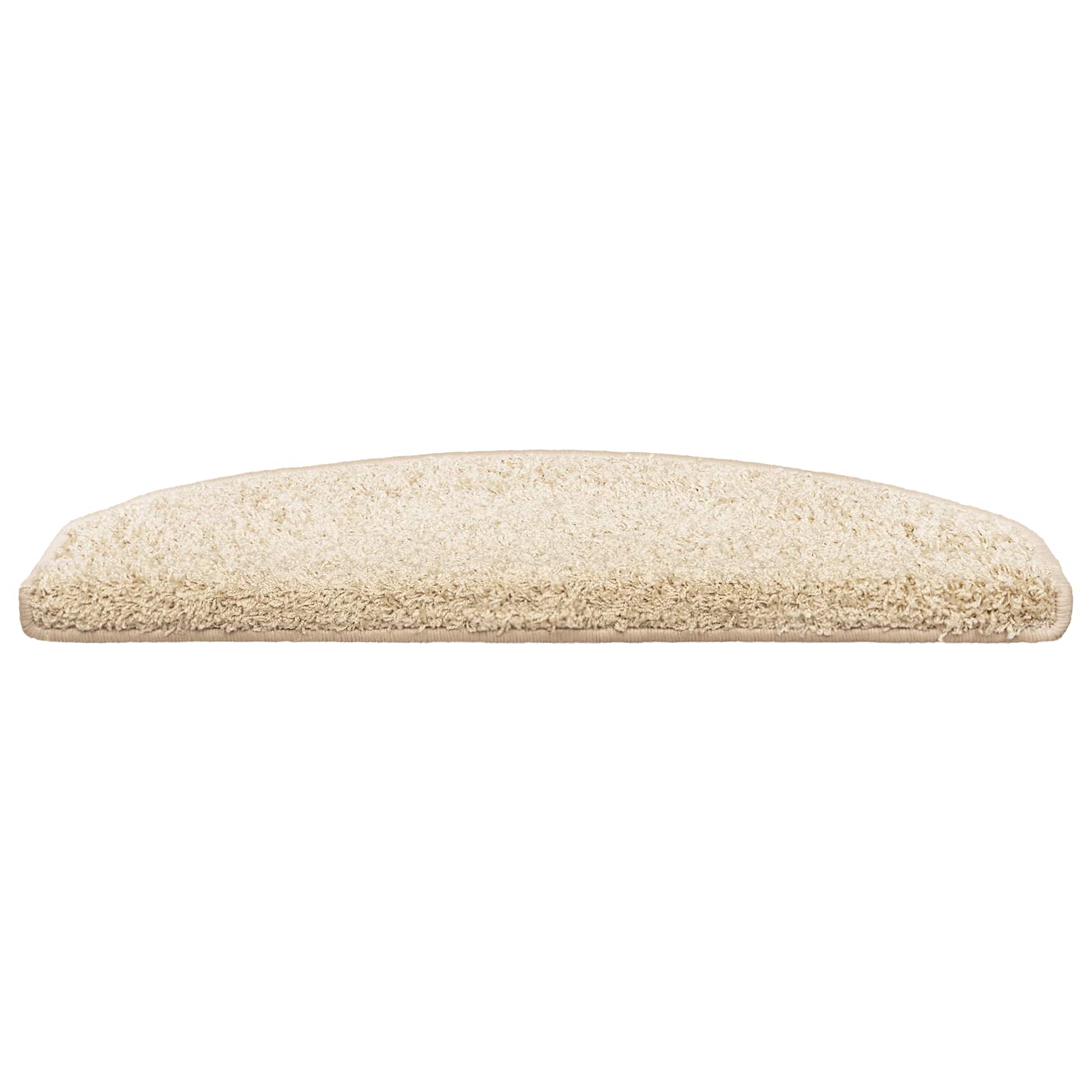 Stufenmatten 15 Stk. 56x17x3 cm Grau Halbrund