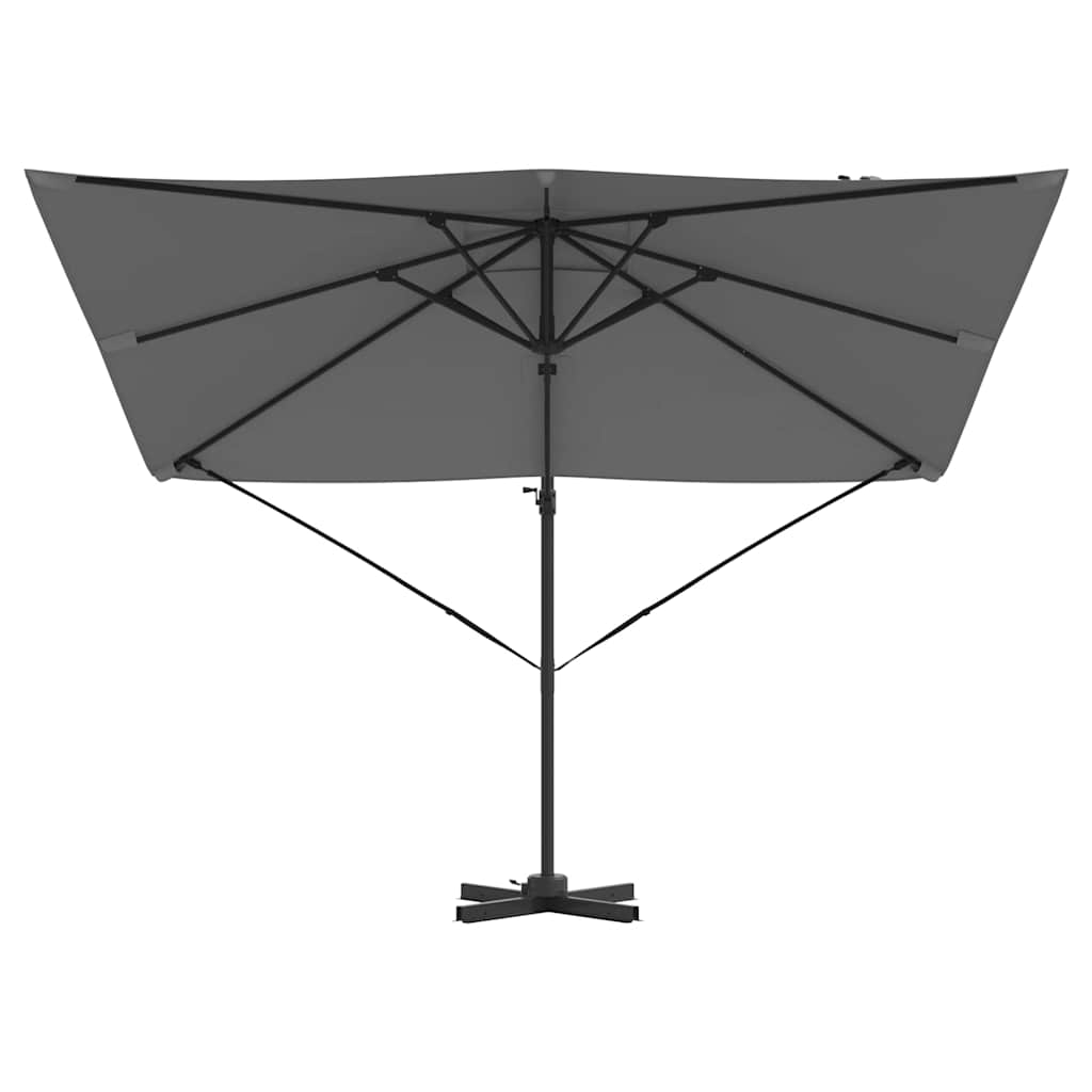 Roma Parasol Beige 286 x 284 x 265 cm Aluminium und Polyester