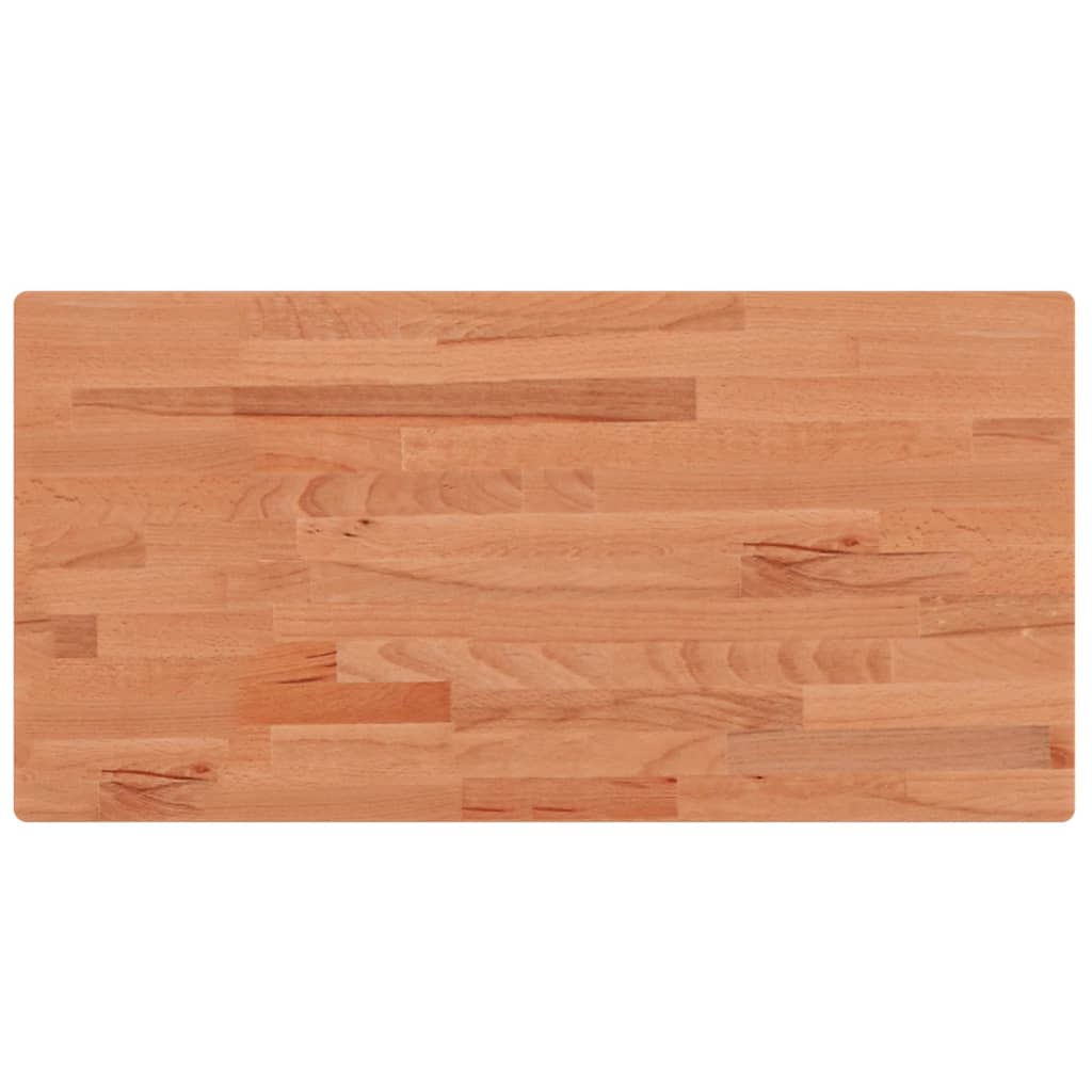 Waschtischplatte 80x40x1,5 cm Massivholz Buche