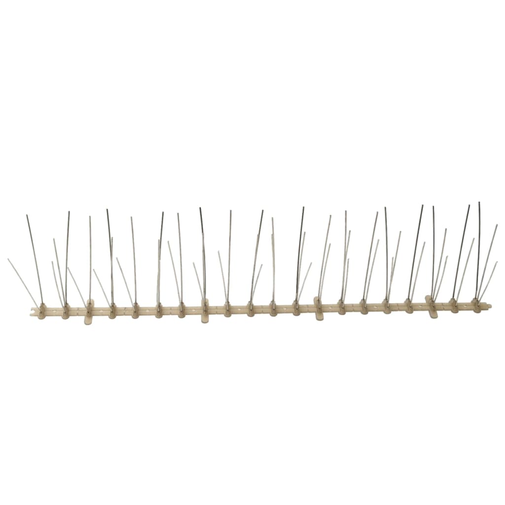 20-tlg. Vogelabwehr-Spikes-Set 10 m Kunststoff 2-reihig
