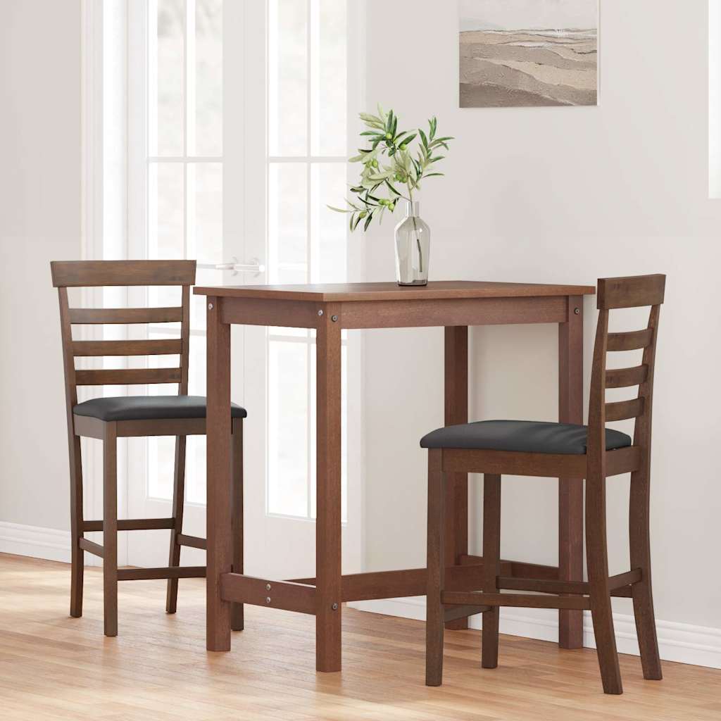 Barhocker 2 Stk. Weiß Stoff