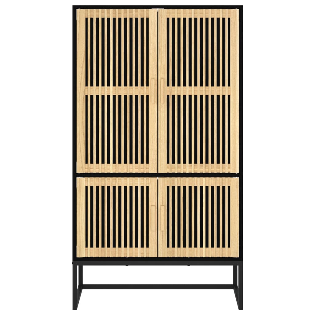 Highboard Weiß 70x35x125 cm Holzwerkstoff