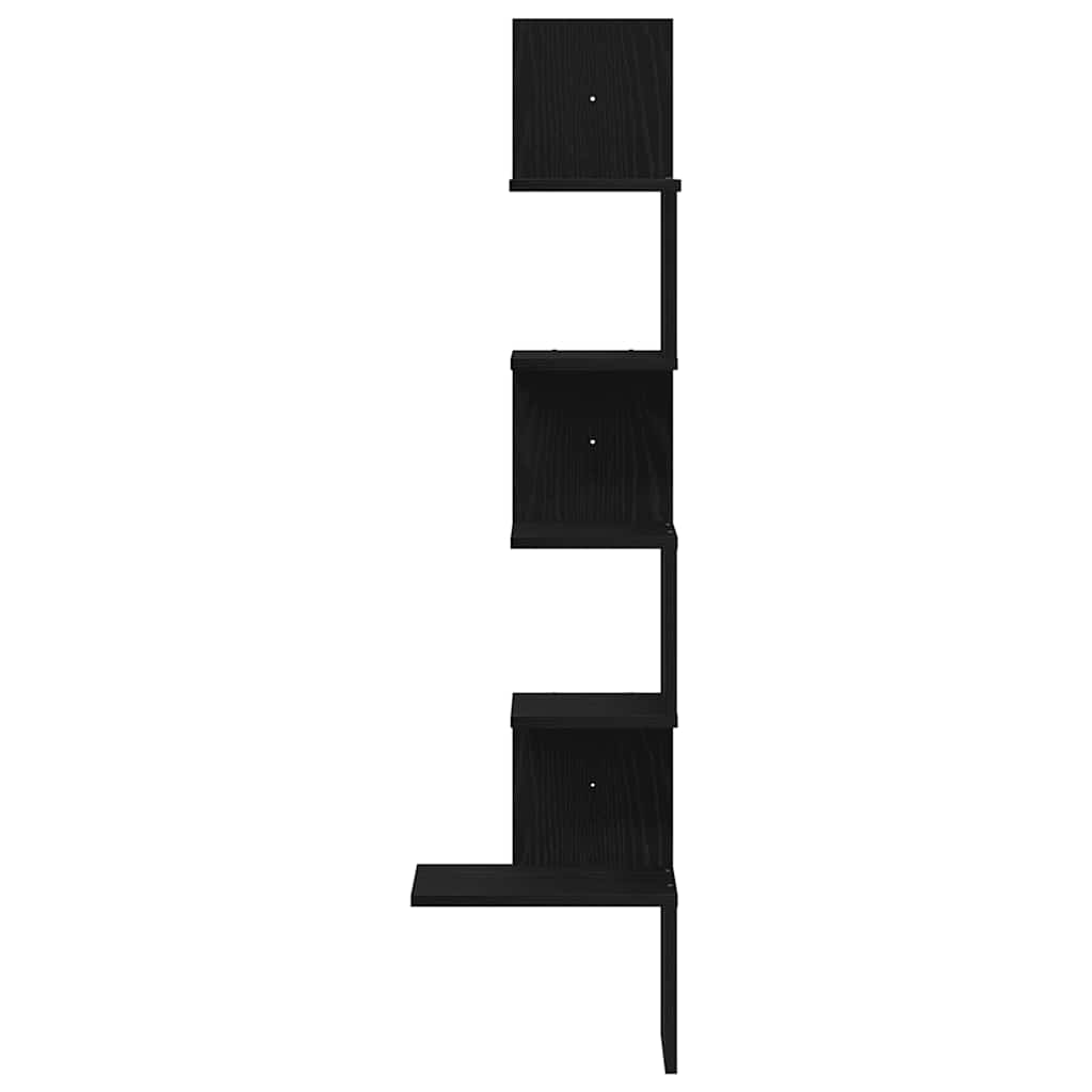 Wand-Eckregal Weiß 20x20x127,5 cm Holzwerkstoff