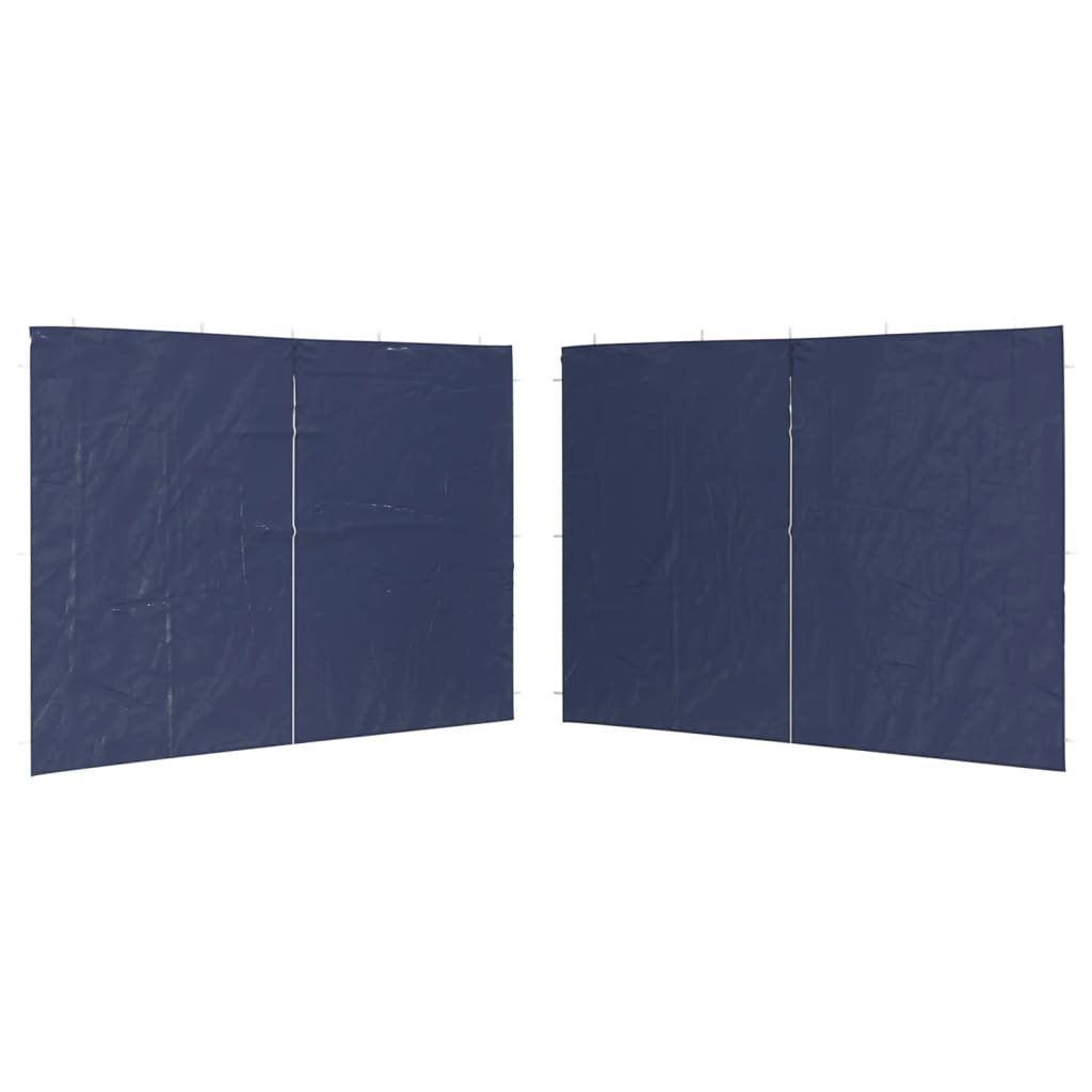 Party Zelt Seitenteil 2 pcs Rot 300 x 195 cm PE und Stahl