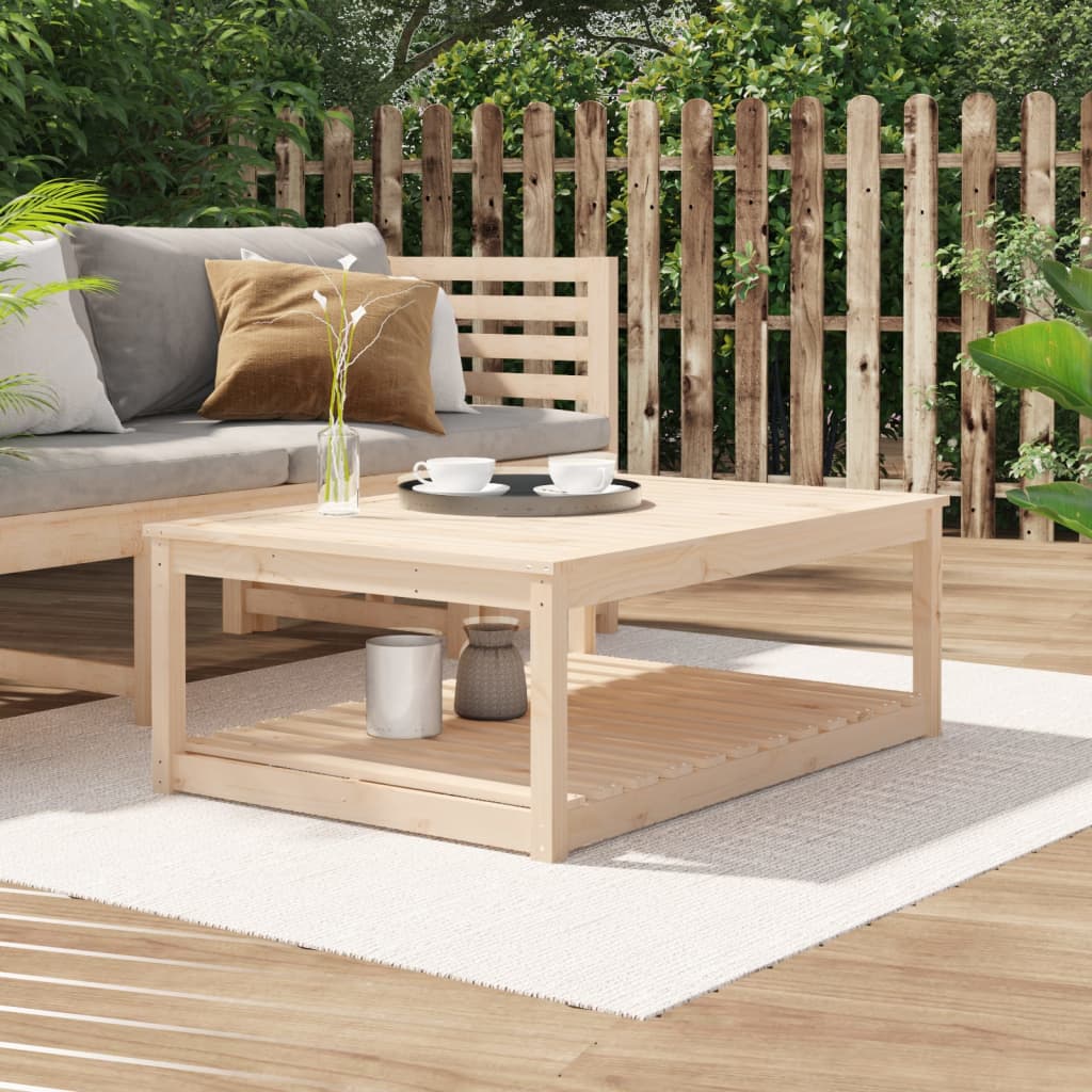 Gartentisch 82,5x50,5x45 cm Massivholz Kiefer