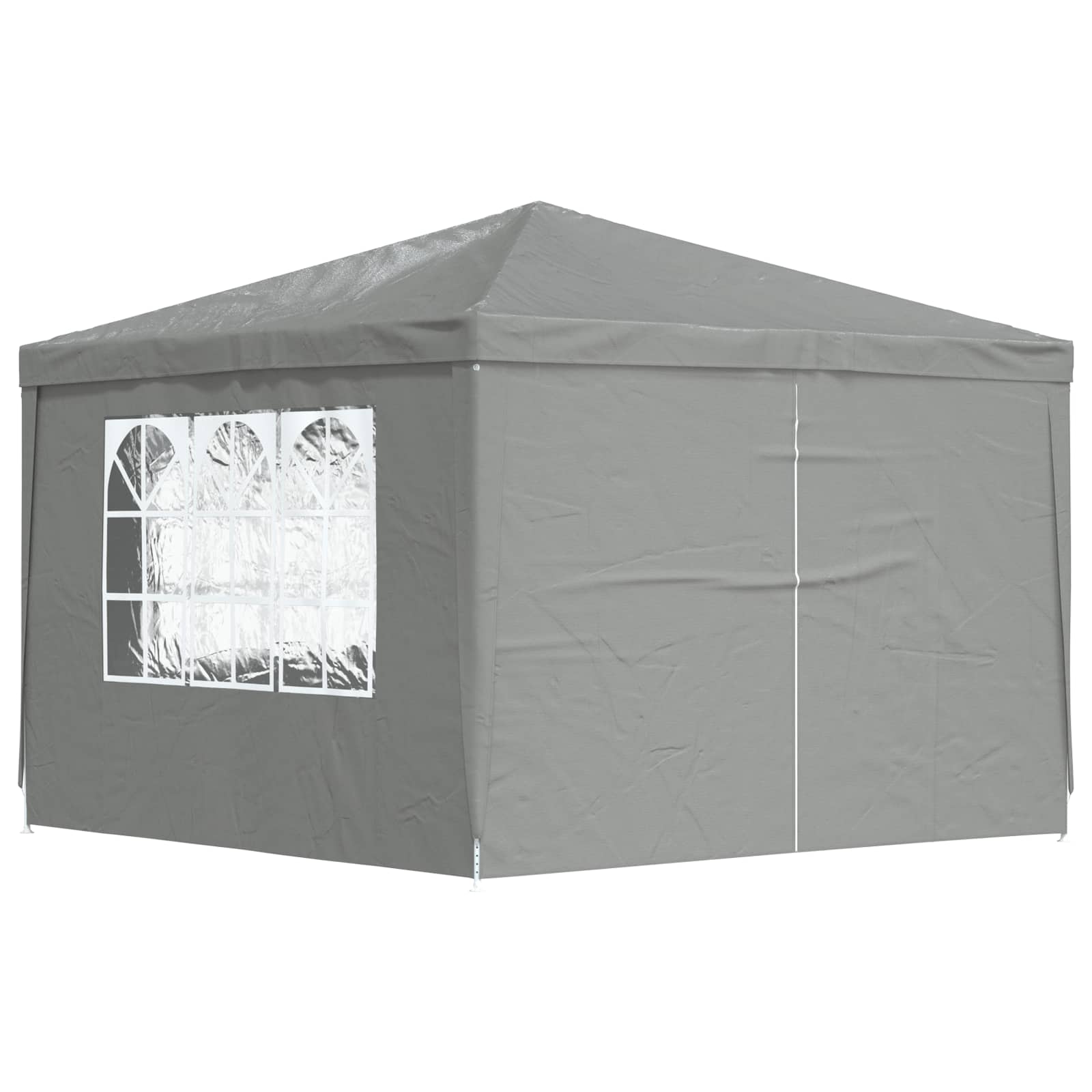Party-Zelt 400 x 300 x 255 cm Rot PE und Stahl