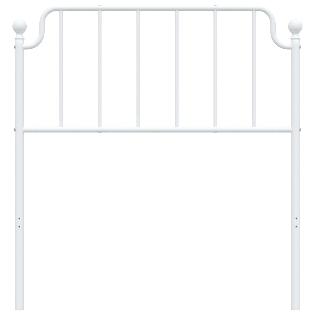 Ersatz-Kopfteil Metall Schwarz 135 cm