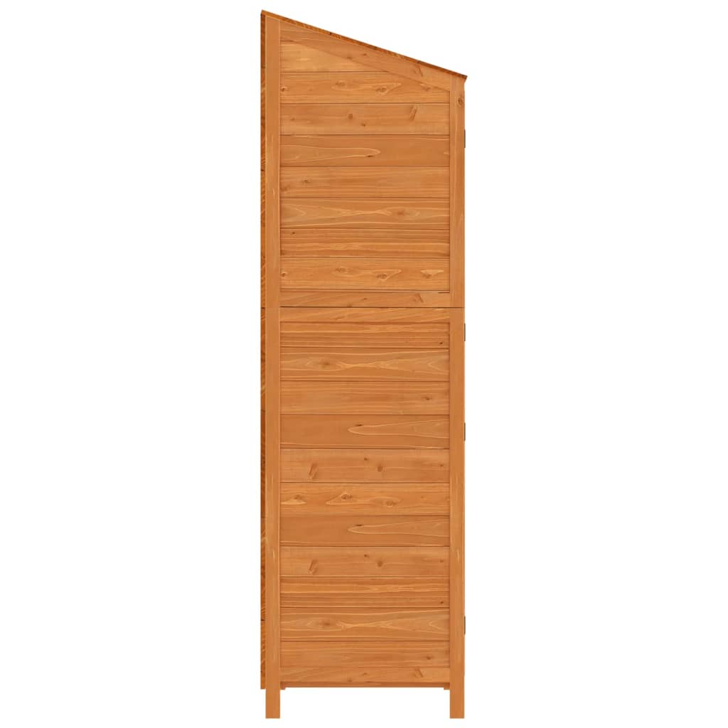 Geräteschuppen 55x52x174,5 cm Massivholz Tanne