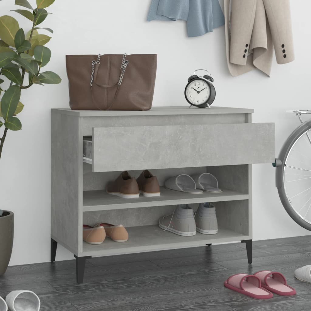 Schuhregal Weiß 70x36x60 cm Holzwerkstoff